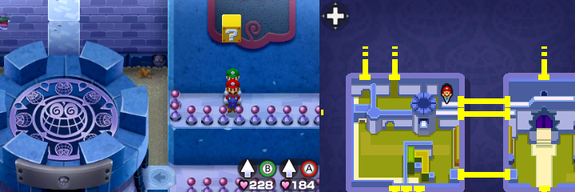 16th block in Peach's Castle of Mario & Luigi: Bowser's Inside Story + Bowser Jr.'s Journey.