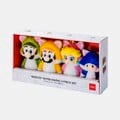 Plush set of Cat Mario, Cat Luigi, Cat Peach, and Cat Toad sold at the Nintendo Tokyo store and online