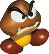 Artwork of a Goomba from Super Mario 64.