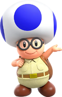 Artwork of Brigade Blue Toad in Super Mario Bros. Wonder – Nintendo Switch 2 Edition + Meetup in Bellabel Park