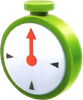 Artwork of a clock from Super Mario Galaxy 2.