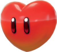 Artwork of a Heart from Super Mario Odyssey.