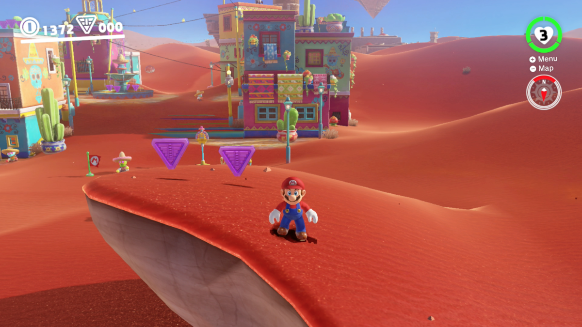 Super Mario Odyssey  Sand Kingdom - All Power Moons & Pyramid Coins 