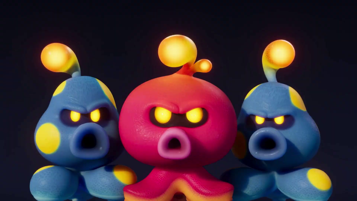 File:TSMGM Octoguy and Octoombas.png - Super Mario Wiki, the Mario ...