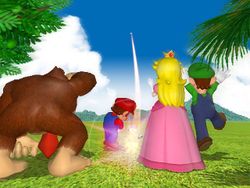 An early image of Mario Golf: Toadstool Tour