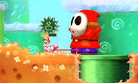 Screenshot of Yoshi's New Island.