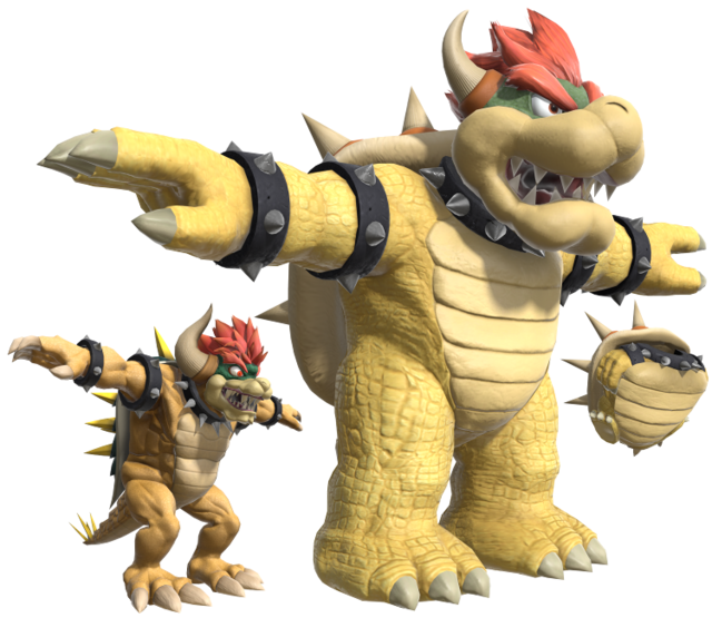 File:Bowser SSBU Model.png - Super Mario Wiki, The Mario Encyclopedia