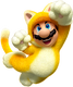 Artwork of Cat Mario from Super Mario 3D World.