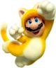 Artwork of Cat Mario from Super Mario 3D World.