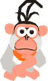An unused model of a throwing monkey from Super Mario Galaxy.