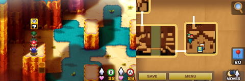 Block 25 in Hoohoo Mountain of Mario & Luigi: Superstar Saga + Bowser's Minions.