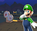 The course icon with Luigi