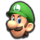 Luigi's icon from Mario Kart Tour.