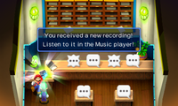 A screenshot of a Recording being obtained from the Information Booth