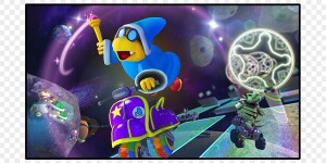 Screenshot of Kamek in Mario Kart 8 Deluxe shown the result of the Mario Kart 8 DLC Character Personality Quiz.