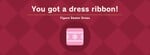 A dress ribbon's icon