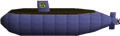 Bowser's Submarine from Dire, Dire Docks