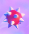 Spiny Eggs as seen in a Super Mario Galaxy Movie Poster