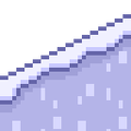 The Super Mario World snow Gentle Slope