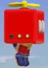 A Propeller Box from Super Mario Maker 2.