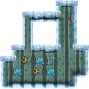 Ground (block) in Super Mario Maker 2 - New Super Mario Bros. U game style, Underwater theme.
