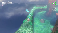 The location of a Power Moon in Super Mario Odyssey