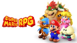 Key artwork of Super Mario RPG for Nintendo Switch