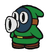 A Snifit in Paper Mario: The Origami King