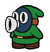 A Snifit in Paper Mario: The Origami King