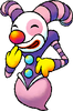 Artwork of the Spirit Who Loves Surprises in Yoshi Topsy-Turvy