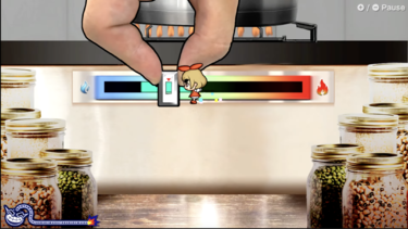 The Stove Slider minigame in WarioWare: Get It Together!