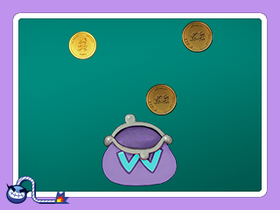 The microgame Loose Change in WarioWare Gold