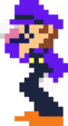 Waluigi using the Bitsize Candy from Mario Party 8