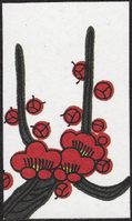 Fourth card of February in the Club Nintendo Hanafuda deck.