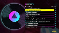 The disc for the song "2D Challenge Course #4" in Donkey Kong Bananza