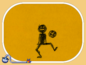 The microgame Fancy Footwork from WarioWare Gold