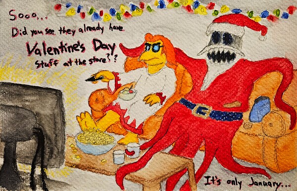 AND with the crumbs on the couch??