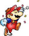 Mario celebrates