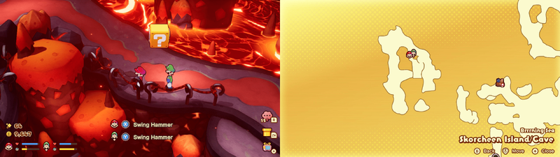 28th block in Skorcheen Island from Mario & Luigi: Brothership