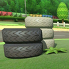 Two tire stacks in Mario Kart 8 Deluxe