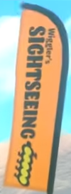 Wiggler's Sightseeing in Mario Kart World