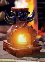 Lava Castle Goal-line decoration
