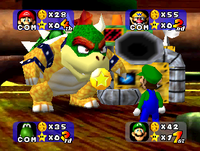 Bowser's coin-making machine from Mario Party