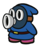 Blue Snifit Idle Animation from Paper Mario: Color Splash
