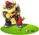 Bowser character sticker for the Mario Golf: Super Rush trophy in the Trophy Creator application