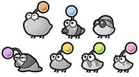 Different types of Punis from Paper Mario: The Thousand-Year Door