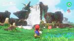 Mario in the Cascade Kingdom.