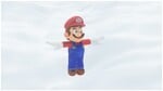 A screenshot of Mario doing a Spin Jump in Super Mario Odyssey.