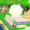 Screenshot of a Fluff from Super Mario Sunshine.