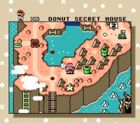 The Star Road of Donut Plains in Super Mario World